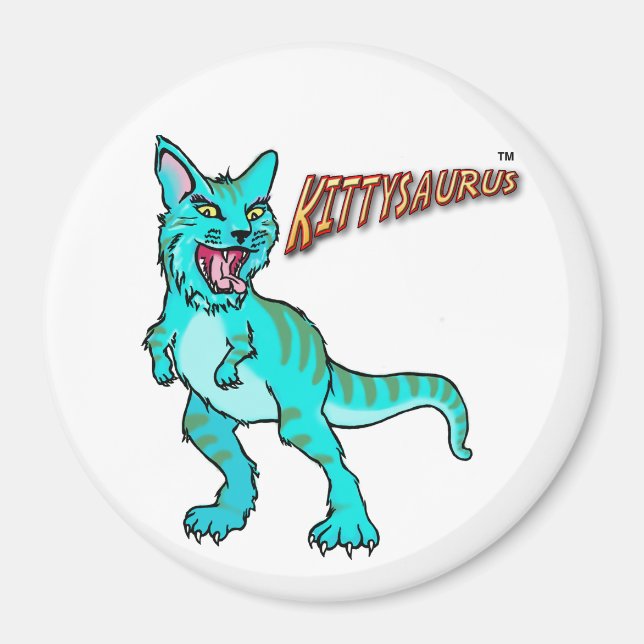 KITTYSAURUS™ Magneter (Framsidan)