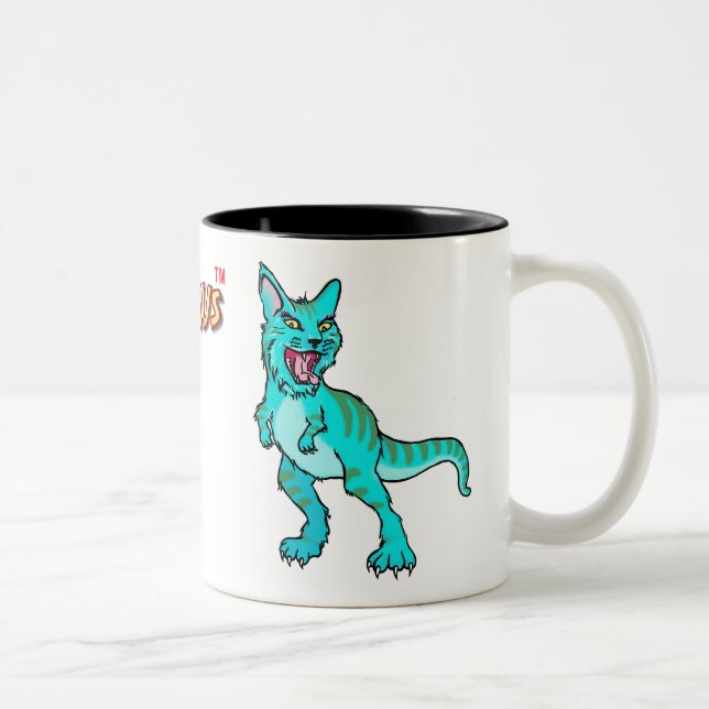 KITTYSAURUS™ TVÅTONSMUG Två-Tonad MUGG (Höger)