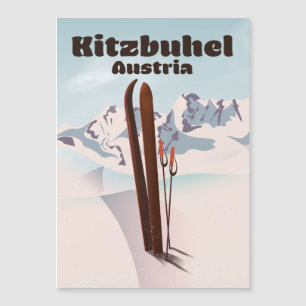 Kitzbuhel Austria ski poster