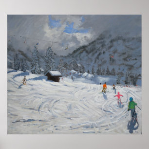Kitzbuhel Österrike 2008 Poster