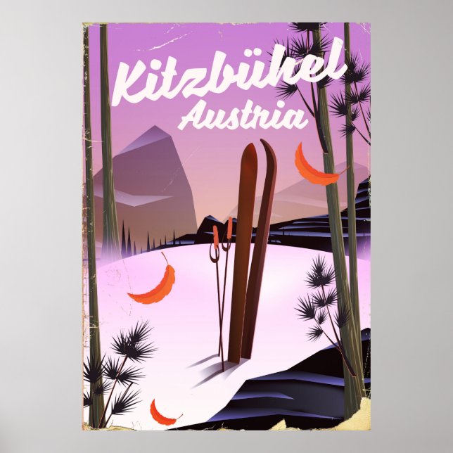Kitzbühel Österrike Poster (Framsidan)