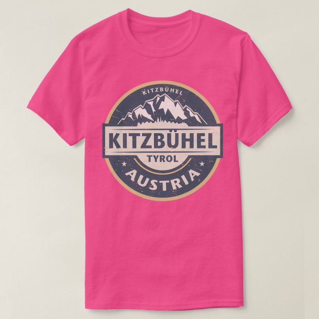 Kitzbuhel Österrike T Shirt (Design framsida)
