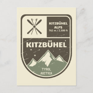 Kitzbuhel Tyrol Österrike Vykort