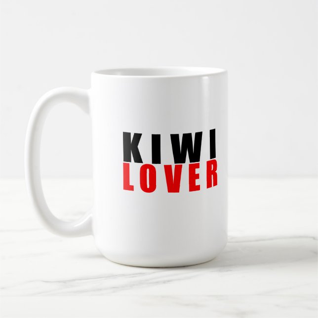 Kiwi älskare kaffemugg (Vänster)