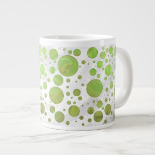 Kiwi Bash Grönt Polka Dot Jumbo Mugg