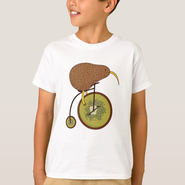 Kiwi Bike T Shirt (Framsida)