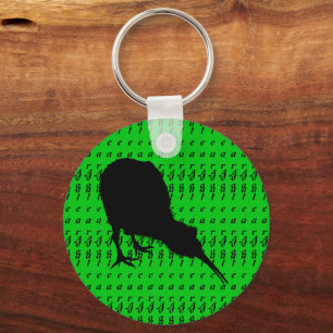 Kiwi Bird & Aotearoa (skriftlig) Nya Zeeland Nyckelring