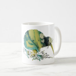 Kiwi Bird Art Kaffemugg