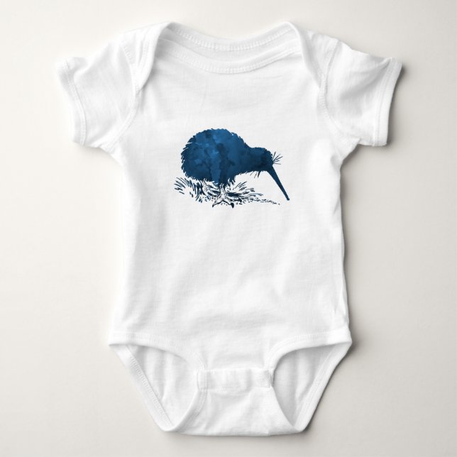 Kiwi Bird Art T Shirt (Framsida)