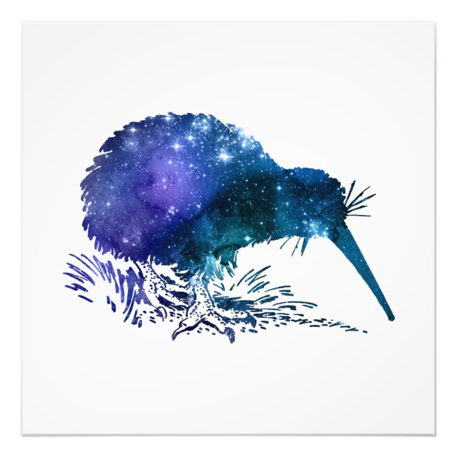 Kiwi Bird Fototryck (Framsidan)