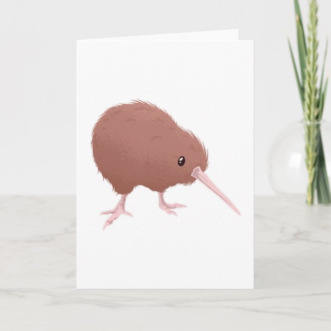 Kiwi Bird Kort (Framsida)