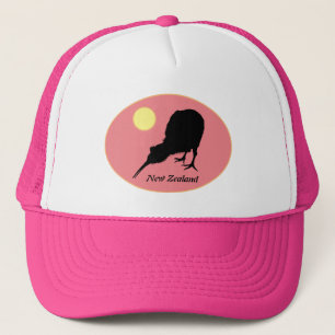 Kiwi Bird & Måne, Nya Zeeland, Bro Mode/Hat Keps