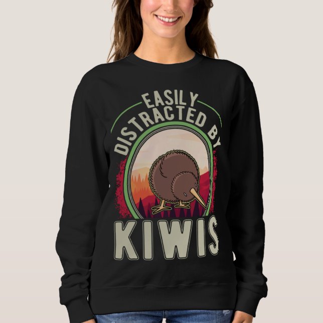 Kiwi Bird Neu Zealand Bird Kiwi T Shirt (Framsida)