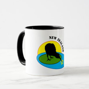 Kiwi Bird & New Zealand Tea/Coffee Mugg