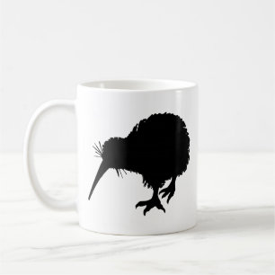 Kiwi Bird Silhouette Kaffemugg