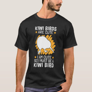 Kiwi Birds is Cute New Zealand Kiwi T Shirt