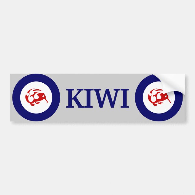 KIWI Bumper-dekal Bildekal (Framsidan)