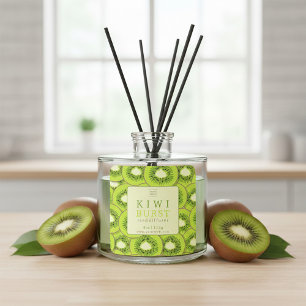 Kiwi Burst Reed Diffusor Etikett