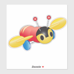 Kiwi Buzzy Bee Klistermärken