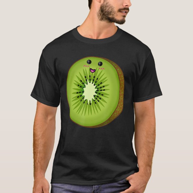 kiwi costume food fruit halloween lat lätt t shirt (Framsida)