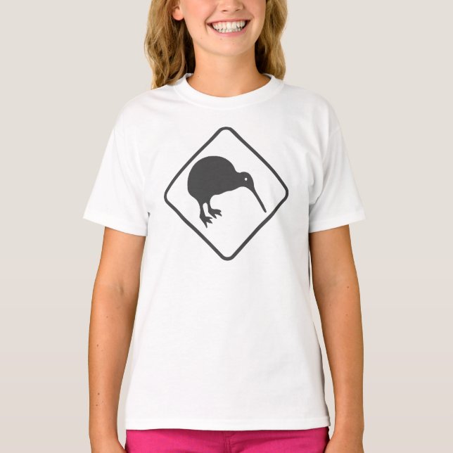 Kiwi Crossing Kids Shirt Tee (Framsida)