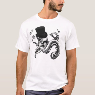 Kiwi den utsmyckade bläckfisken tee shirt