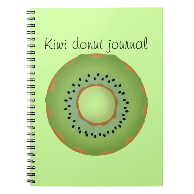 kiwi donut anteckningsbok (Framsidan)