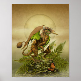 Kiwi Dragon 11x14 (4x6 och uppåt) Poster