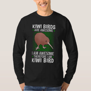 Kiwi Fåglar är utan fantastisk utan fjäder Kiwi-få T Shirt