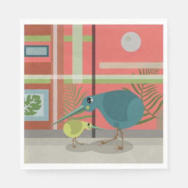 Kiwi-familjen Pappersservett (Framsidan)