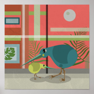 Kiwi-familjen Poster