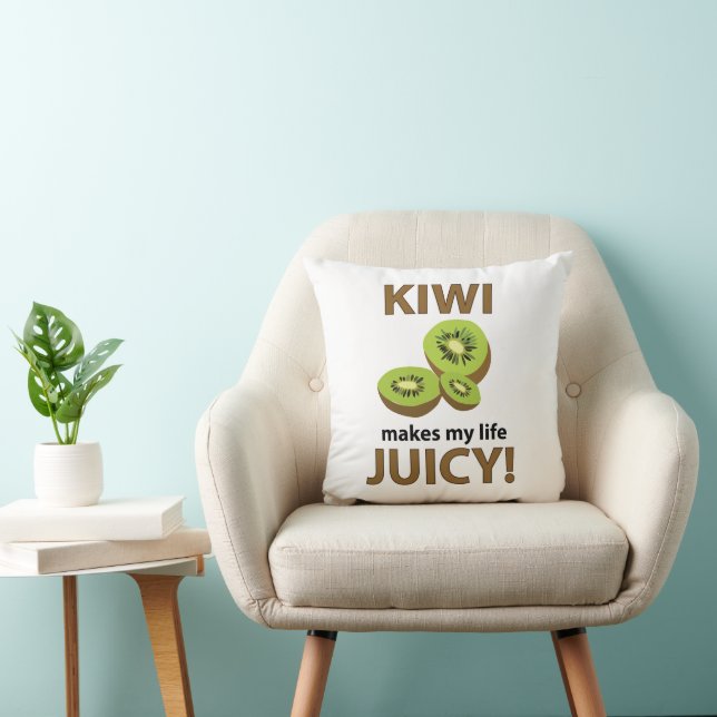 Kiwi Fruit Älskare Kiwi Kudde (Stol)