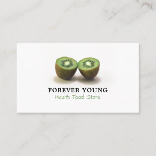 Kiwi Fruit, Health Food Store Visitkort