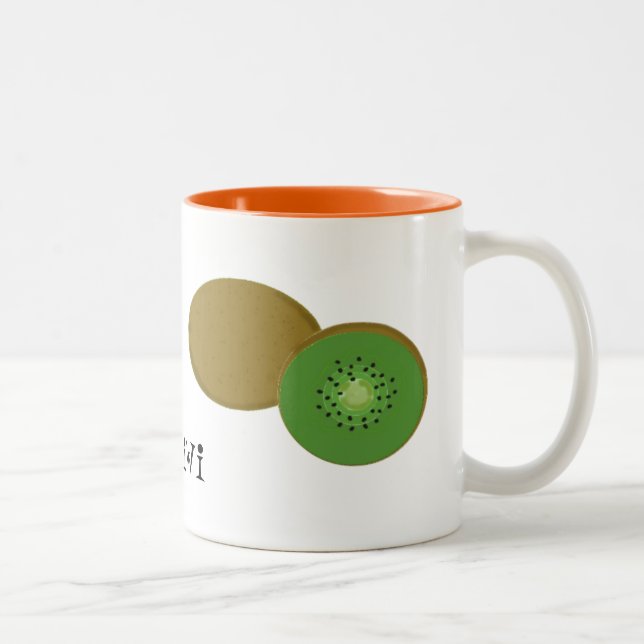 Kiwi Fruit Två-Tonad Mugg (Höger)