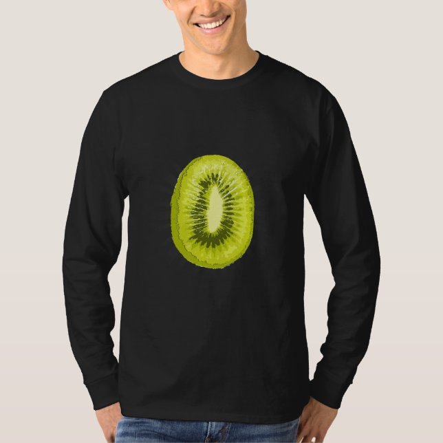 Kiwi Fruit Vacation Beach Pool Party T Shirt (Framsida)