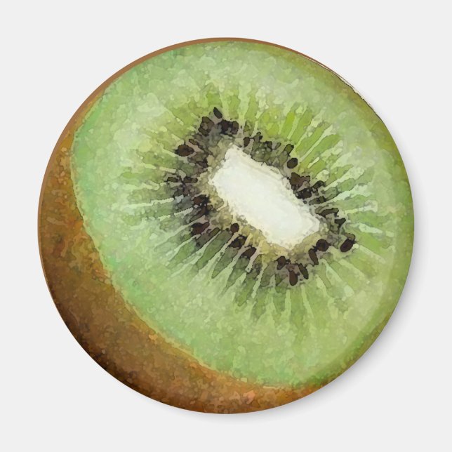 Kiwi Fruit Watercolor - Magnet (Framsidan)