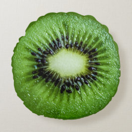 Kiwi-fruktunghudde Rund Kudde