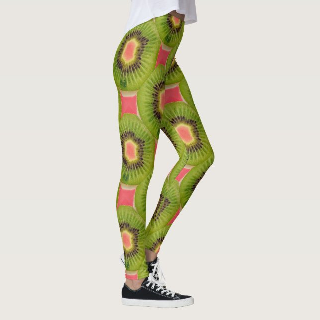 Kiwi Grönt Rosa Black 4Sabrina Leggings (Höger)