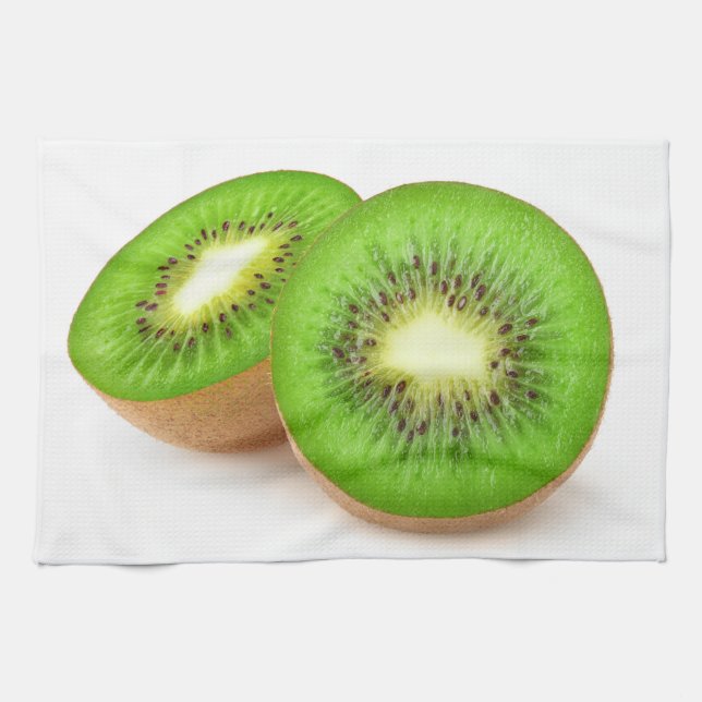 Kiwi halves kökshandduk (Horisontell)