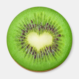 Kiwi hjärta magnet