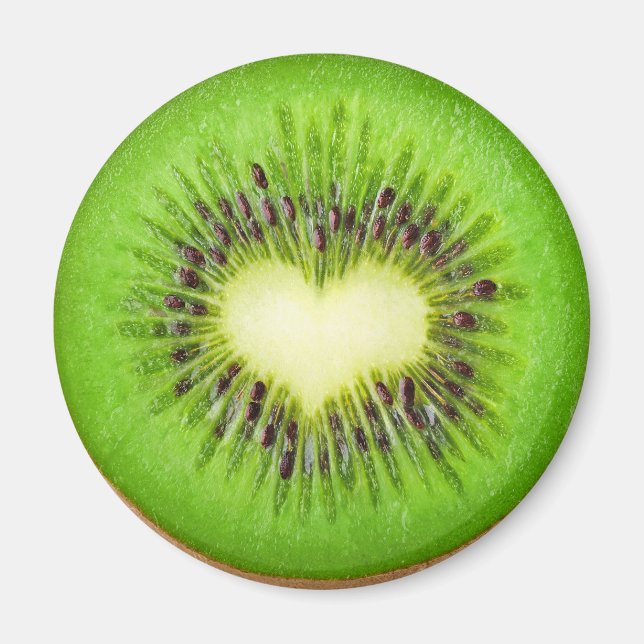 Kiwi hjärta magnet (Framsidan)