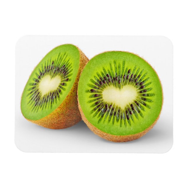 Kiwi-hjärtan Magnet (Horisontell)