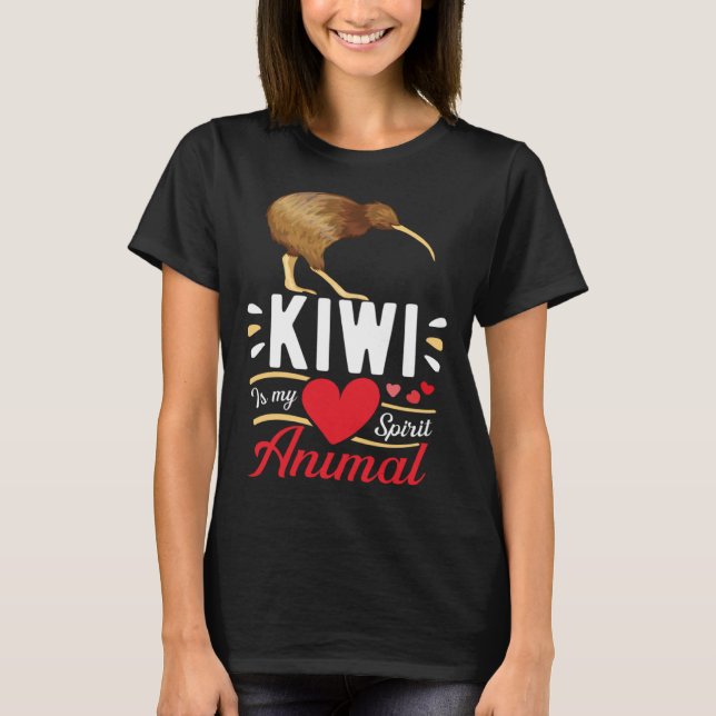 Kiwi is My Spirit Animal Love Cute Kiwi  Kid T Shirt (Framsida)