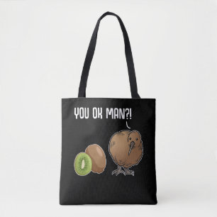 Kiwi Joke Bird Fruit Animal Kiwi Tygkasse