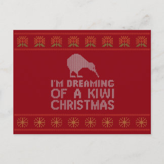 Kiwi Julafton Helg Vykort