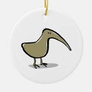 kiwi julgransprydnad keramik