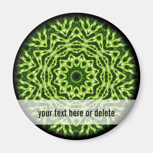 Kiwi Kaleidoscope Magnet (Framsidan)