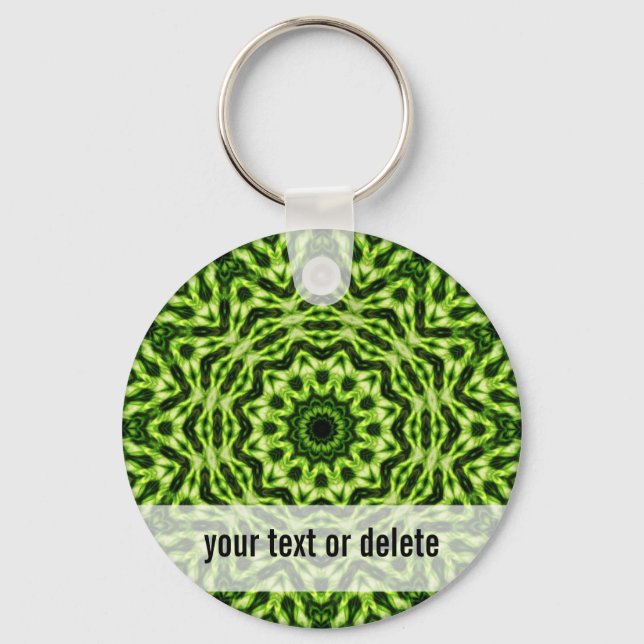 Kiwi Kaleidoscope Nyckelring (Framsida)
