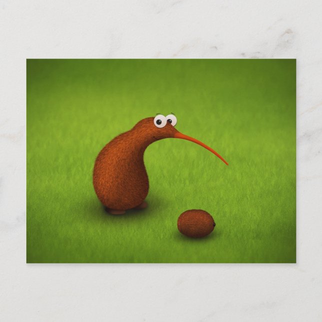 Kiwi Kiwi Vykort (Framsida)