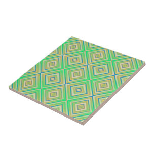 Kiwi Lime Grön Alternativ Diamant Mönster Kakelplatta